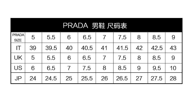 送男友 prada 普拉达 男士黑色牛皮皮鞋 2ee199 b4l f0002 7码41