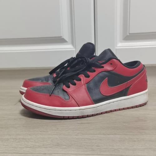 5码 air jordan 1 low varsity red 黑红反转禁穿aj 低帮 耐磨防滑