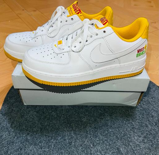 nike空军一号经典板鞋 白黄色af1也太适合秋天了吧 nike air force 1