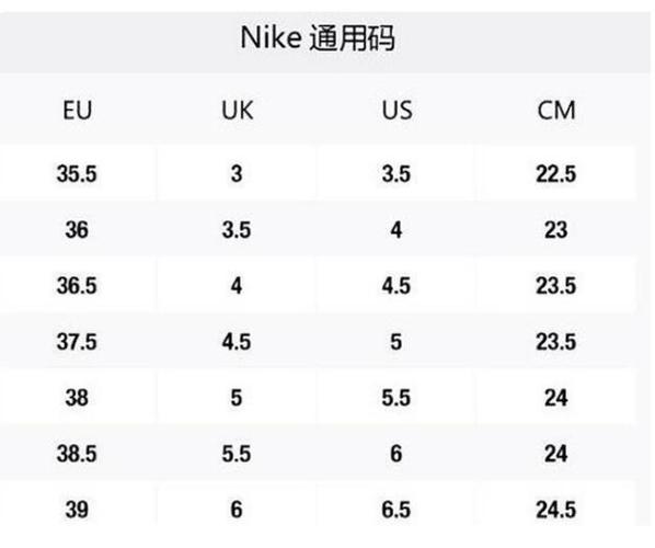 耐克的39就相当于40码吗