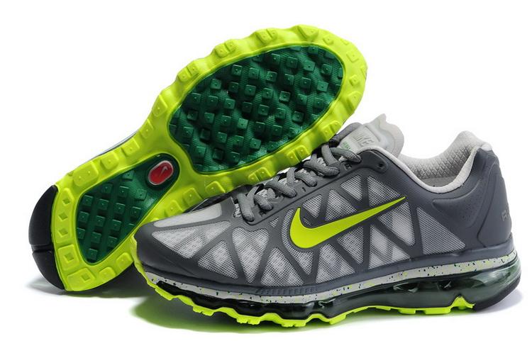 耐克nike max2011 09款5代 情侣休闲网面气垫旅游鞋 黑红 40