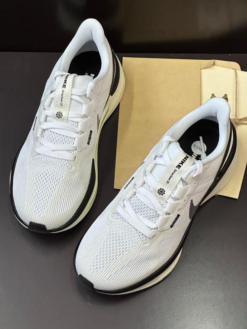 99nike zoom structure 25舒适防滑耐磨跑步鞋 白黑色 91配色方案