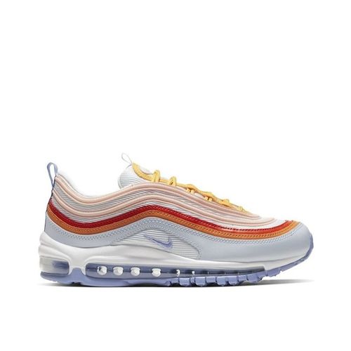 nike耐克女鞋新款运动鞋airmax97子弹头炫彩三原色全掌气垫休闲运动