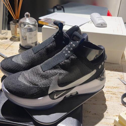 43码 nike adapt bb 自动系鞋带 舒适圆头 防滑耐磨 低帮 实战篮球鞋