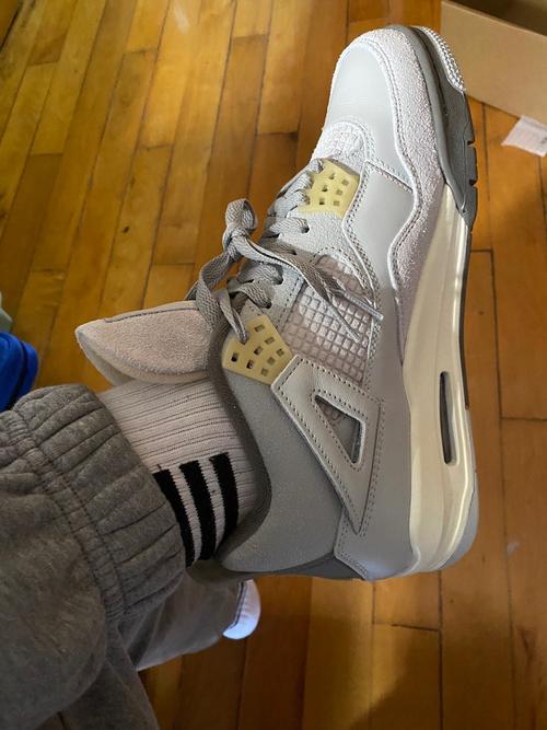 jordan air jordan 4 se craft  灰兔子  防滑耐磨 复古篮球鞋