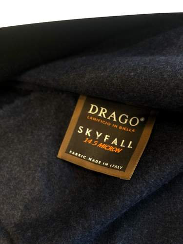 意大利dragoskyfall纯羊羊毛大衣夹克裤子面料完整面料