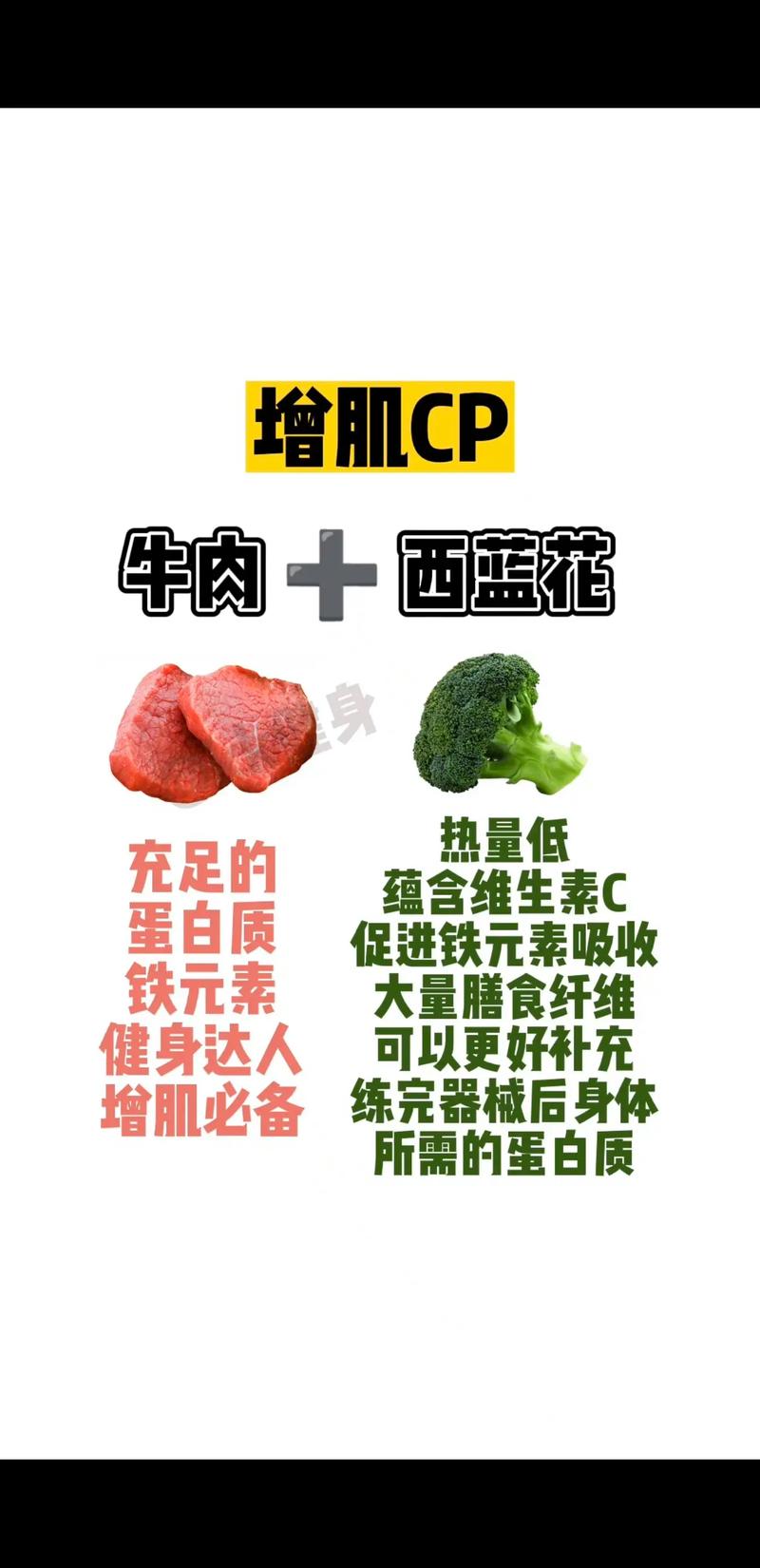 增肌减脂记住这几对cp健身健身干货自律 健身饮食知