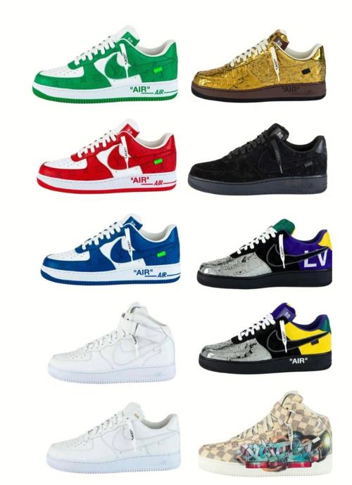 lvnike联名airforce1白绿