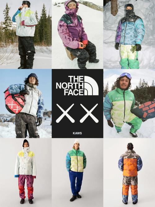 the north face携手知名艺术家 kaws打造全新 the north face xx