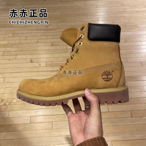 timberland添柏岚男鞋大黄靴高帮经典户外休闲防水马丁靴10061