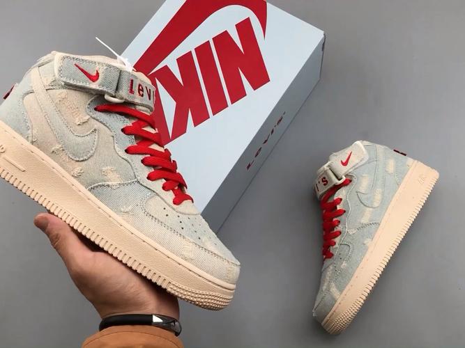 levis  nike air force 1 mid 李维斯联名牛仔布空军一号板鞋莆田