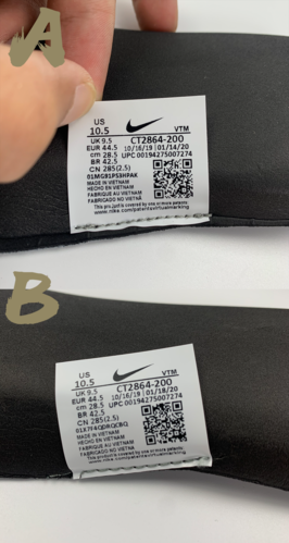 轻松辨别真假travisscottx耐克nikeairmax270react真假对比