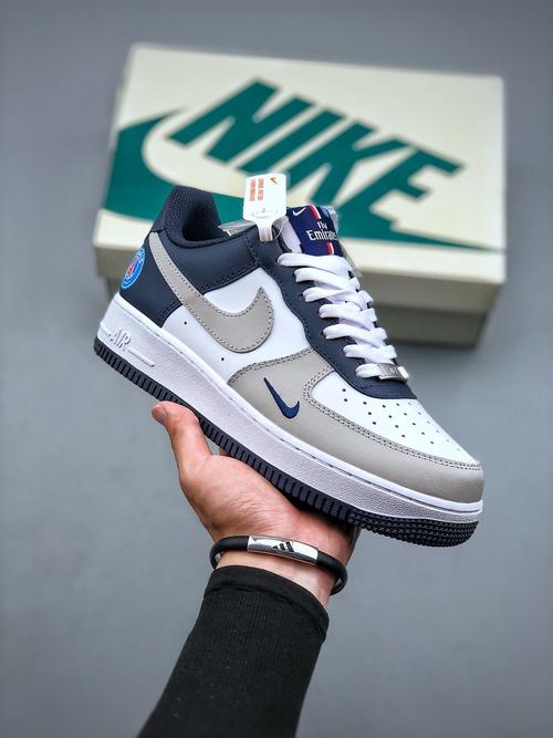 nikeairforce1白灰蓝耐克空军一号官方同步男女情侣板鞋bs8872055