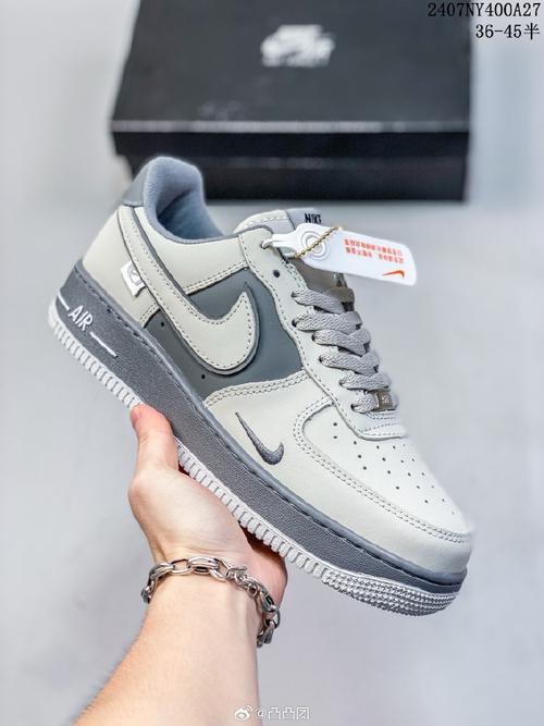 带半码耐克nike air force 1 low  空军一号 af1 低帮百搭厚底增高