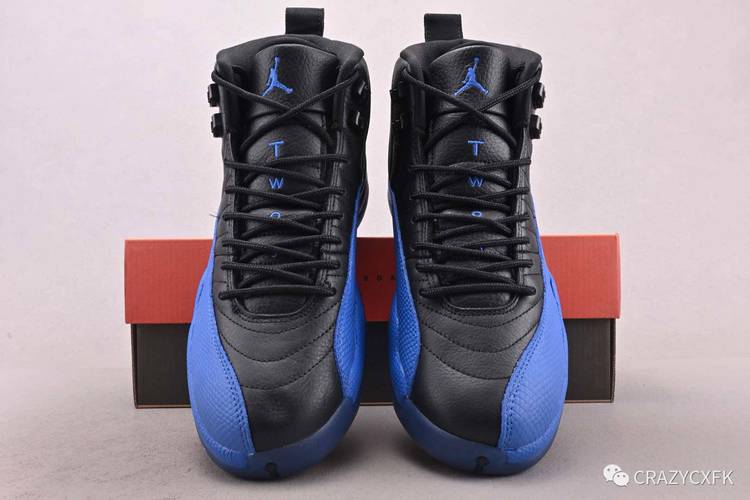 乔丹 air jordan 12 game royal aj12 黑篮纯原篮球鞋