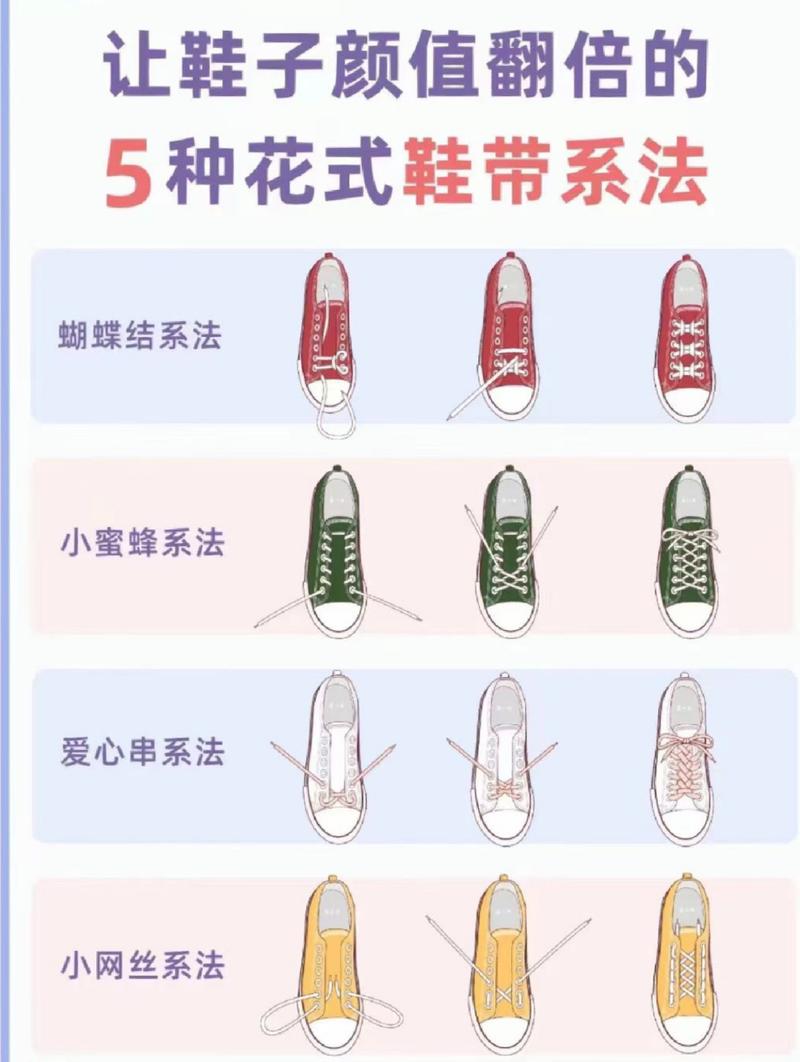 5种花式鞋带系法让鞋子颜值翻翻倍