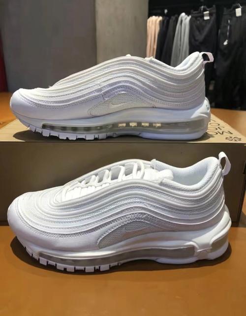 纯白的airmax97新年来双复古跑鞋