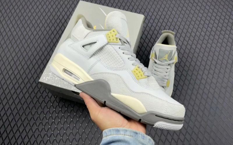 12air jordan 4 retro craft 灰麂皮aj4 灰兔子92 整双鞋