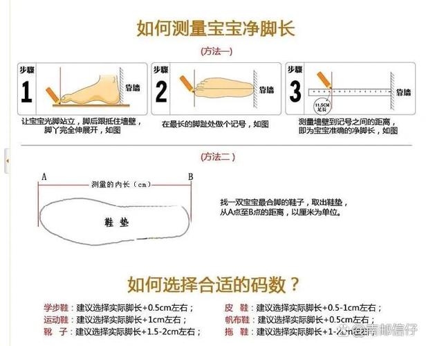 如何测量宝宝脚长选择合适的码数