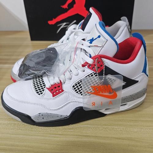 5码 air jordan 4 retro what the 红蓝鸳鸯 原装鞋带买来拆下全新未