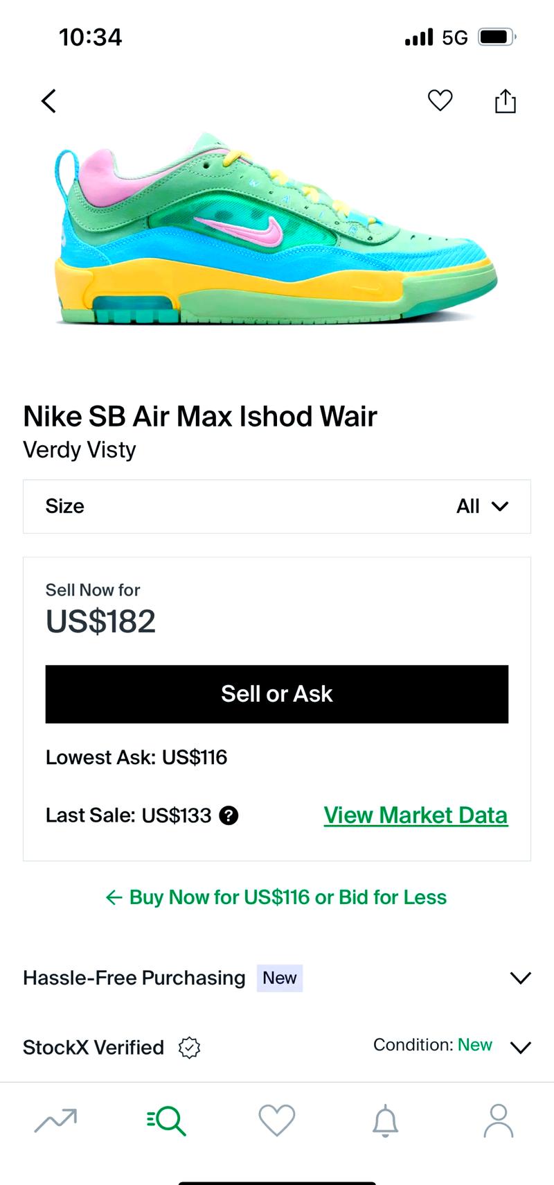 想知道nike sb air max verdy visty的行情吗来一起探秘