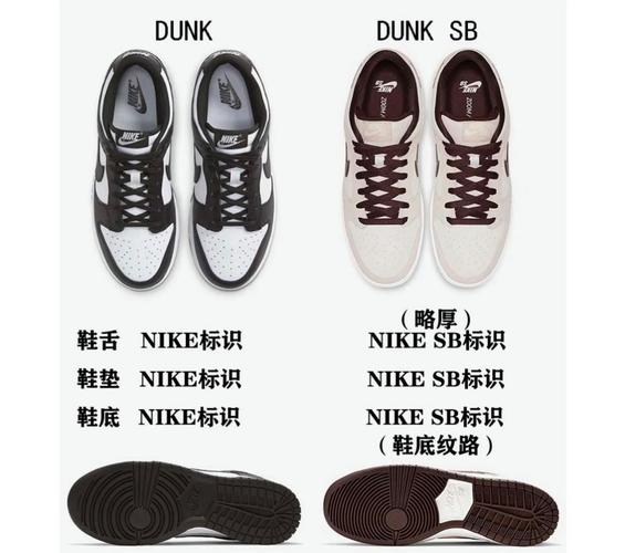 带你区分dunk和dunk sb的区别