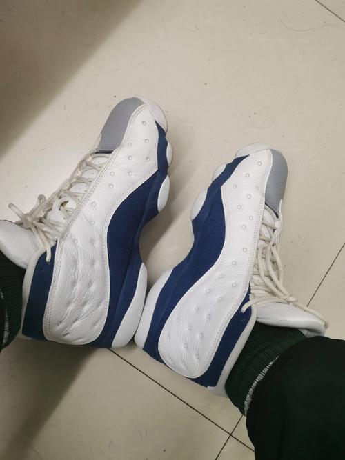 air jordan 13 retro french blue 潮流 耐磨 高帮 复古篮球鞋 男款