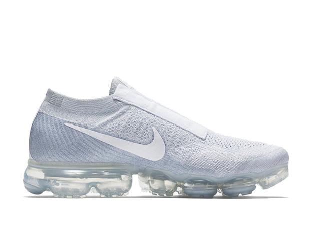 nike air vapormax 全白无鞋带 大气垫 跑鞋 aq0581