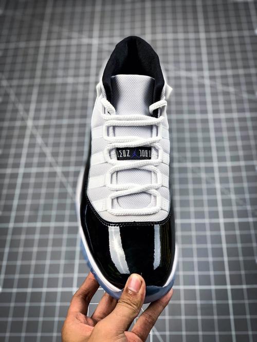 air jordan 11concord aj11康扣黑白 复刻高帮男鞋