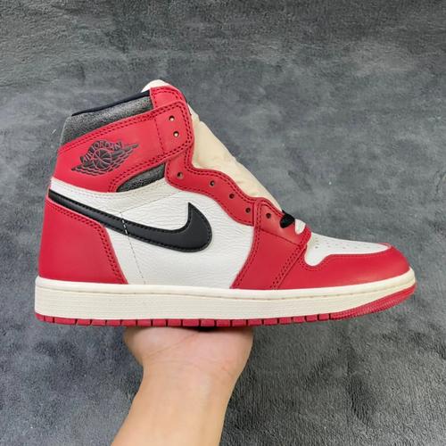 白红芝加哥做旧air jordan 1 retro high og lost  found 潮流