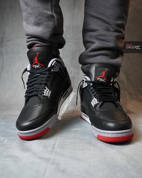 aj4air jordan 4bred reimagin  黑红aj4 最新实物上脚